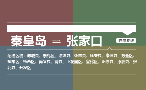 秦皇岛到张家口物流公司-河北专线保价运输「多久时间」