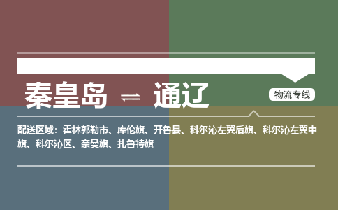 秦皇岛到通辽物流公司-内蒙古专线诚信经营「市县闪送」