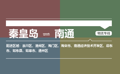 秦皇岛到南通物流公司-江苏专线诚信经营「高效准时」