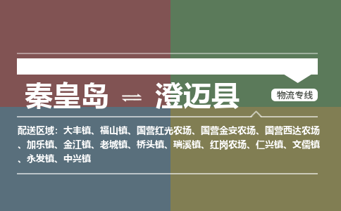 秦皇岛到澄迈县物流公司-海南专线上门提货「快运直达」