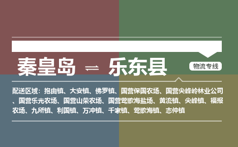 秦皇岛到乐东县物流公司-海南专线急速响应「价格实惠」