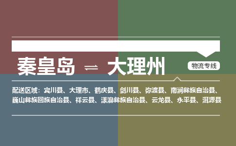 秦皇岛到大理州物流公司-云南专线专业可靠「全境辐射」