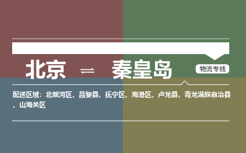 北京到秦皇岛物流公司-河北专线急速响应「价格实惠」