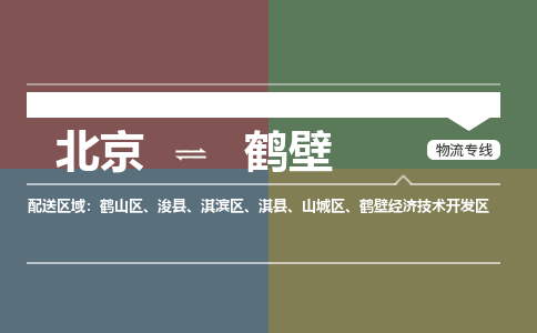 北京到鹤壁物流公司-河南专线专业可靠「丢损必赔」