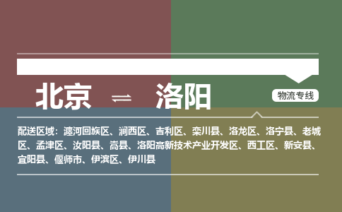 北京到洛阳物流公司-河南专线快速准时「收费标准」