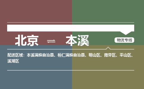 北京到本溪物流公司-辽宁专线专业可靠「快运直达」