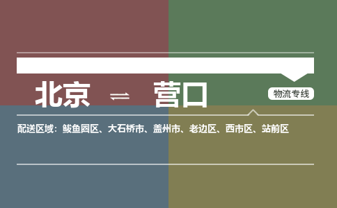 北京到营口物流公司-辽宁专线机动性高「省时省心」