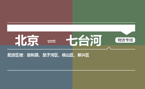 北京到七台河物流公司-黑龙江专线机动性高「市县闪送」