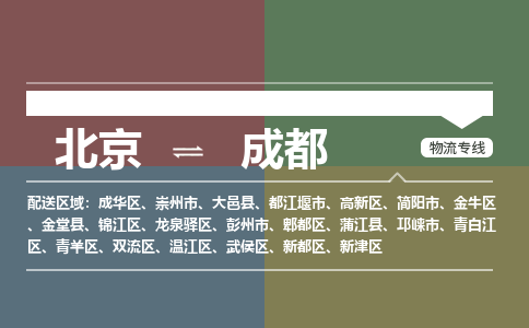 北京到成都物流公司-四川专线诚信经营「要多久」