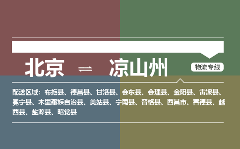 北京到凉山州物流公司-四川专线服务周到「收费标准」