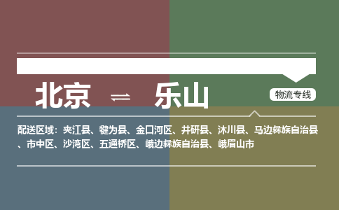 北京到乐山物流公司-四川专线不随意加价「要多久」