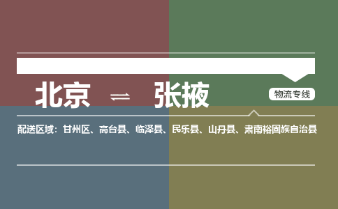 北京到张掖物流公司-甘肃专线快速直达「急件托运」