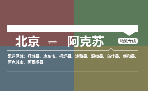 北京到阿克苏物流公司-新疆专线要多久时间「丢损必赔」