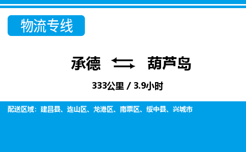 承德到葫芦岛物流公司-辽宁专线量大价优「价格实惠」